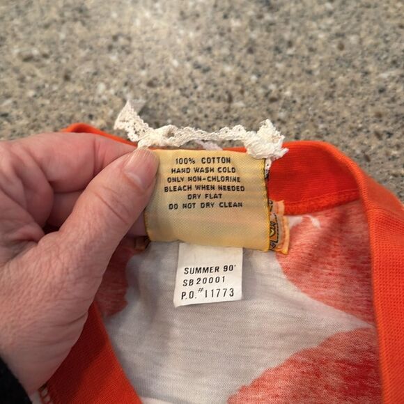 GENE EWING BIS Vintage 1990 Poppy Floral Sleeveless Top & Pants 2 Piece Set - Picture 10 of 12